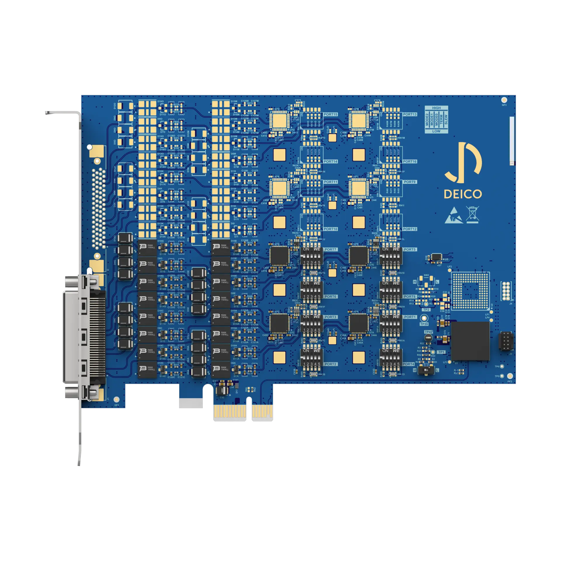 PCIe RS-232/RS-422/RS-485 Serial Communication Module 8 CH - Image 3